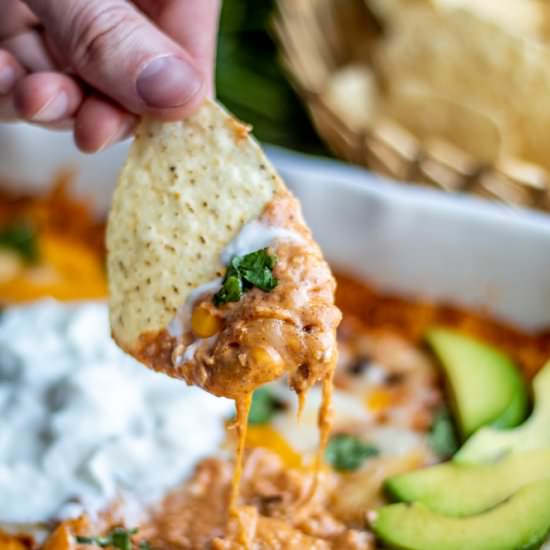 Chicken Enchilada Dip