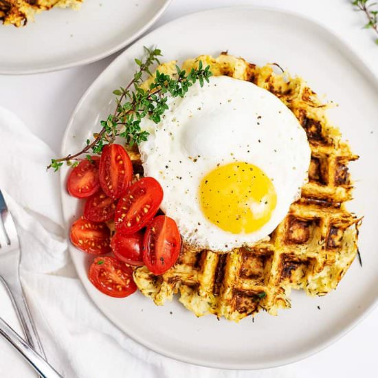 Savory Parsnip Waffles