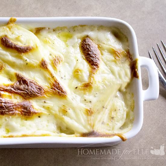 Potatoes Au Gratin for Two