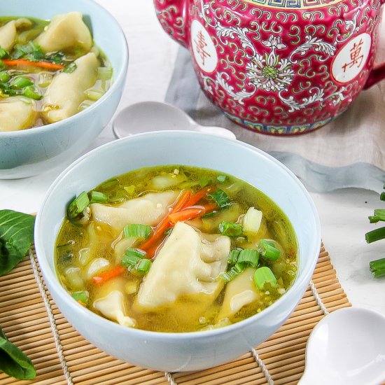 Chicken Potsticker Soup