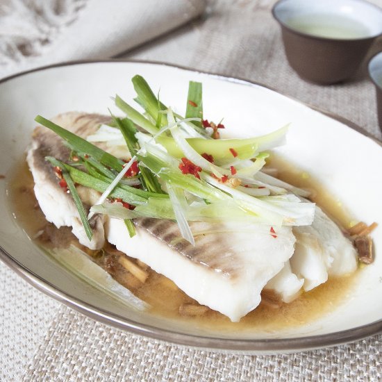 Thai Style Steamed Tilapia Fillets