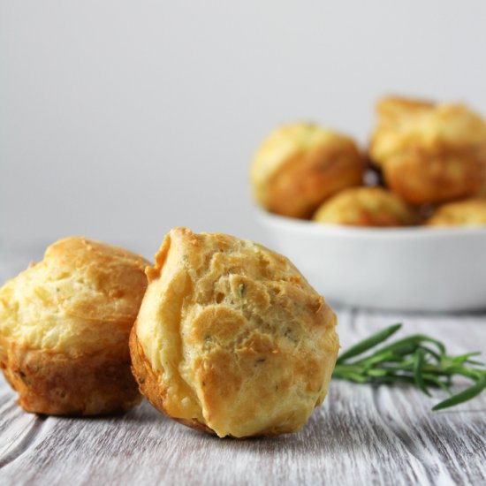 Rosemary Gruyère Gougères