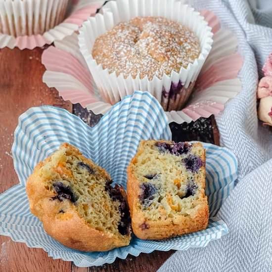 Gluten-Free Carrot Blueberry Muffin