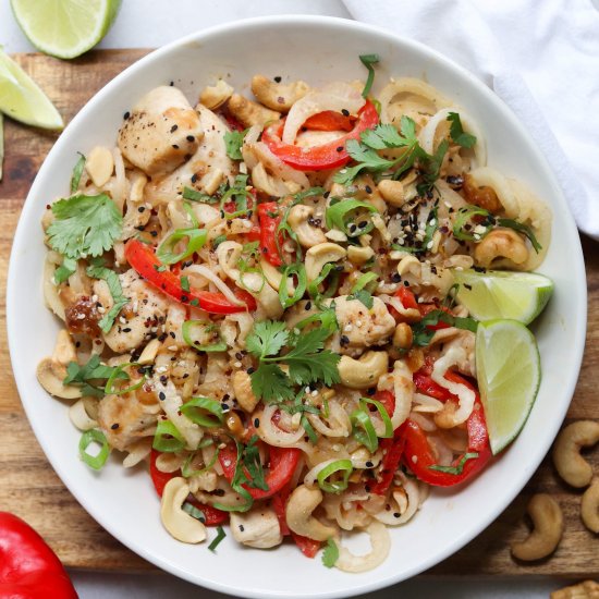 Whole30 Chicken Pad Thai