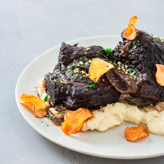 Braised Short Ribs with Sunchokes