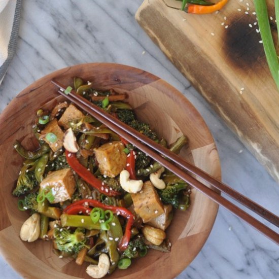 Veggie Tofu Stir Fry