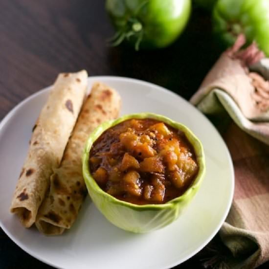 Green Tomatoes In Gravy