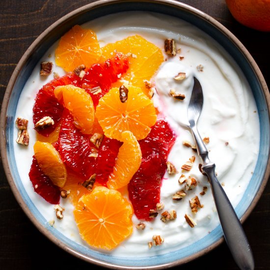 Winter Citrus Yogurt Bowl