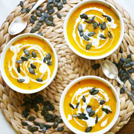 Simple Hokkaido Pumpkin Soup