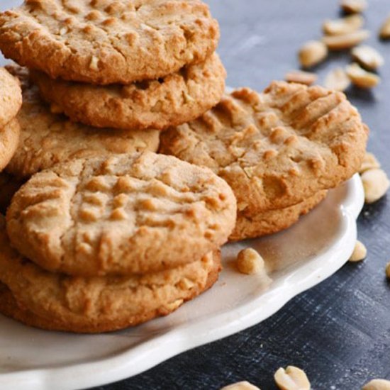 Peppery Peanut Butter Cookies