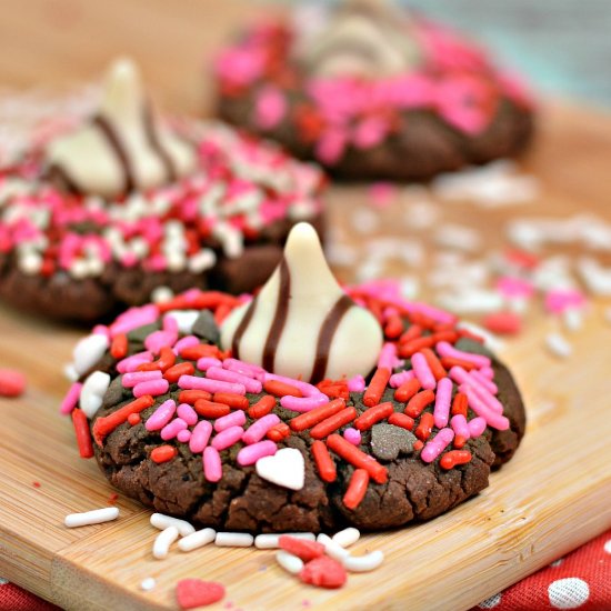 Chocolate Valentine Cookies