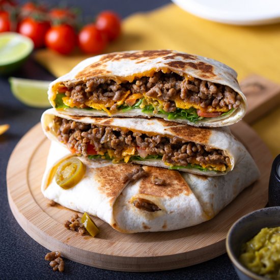 Beef crunchwrap