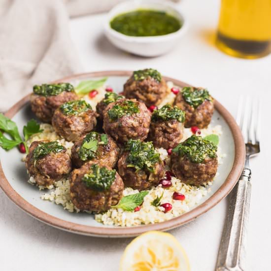 Chimichurri Meatballs