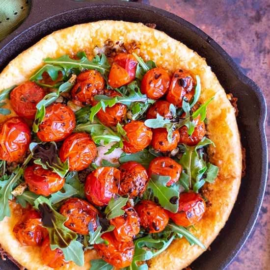 Dutch Baby Smoked Gouda Tomatoes