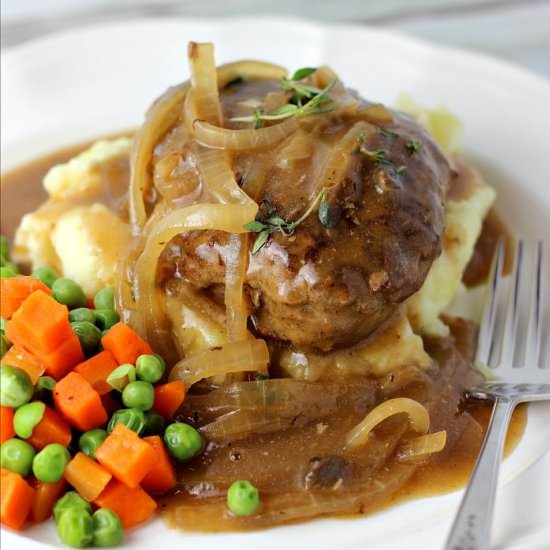 Slow Cooker Salisbury Steak