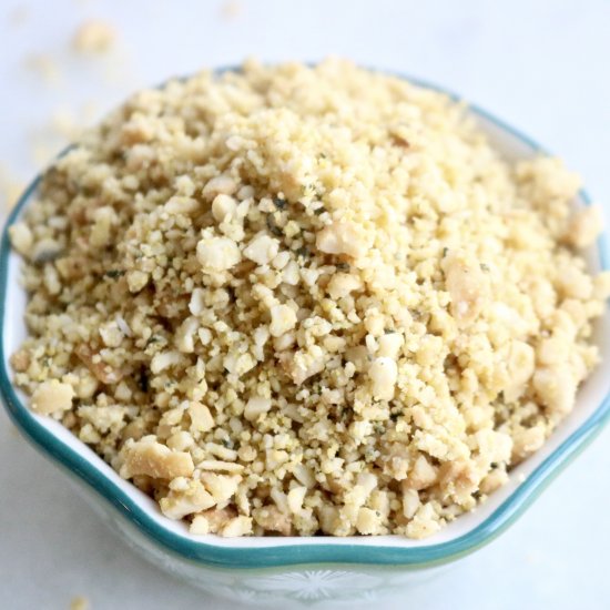 Vegan Nut and Seed Parmesan Cheese