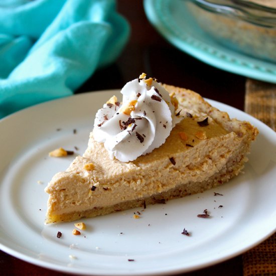 Heavenly Peanut Butter Pie, Keto/DF