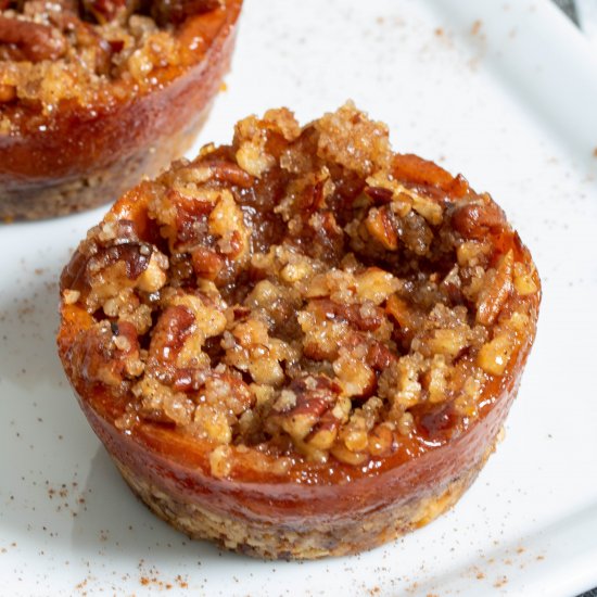 MINI SWEET POTATO PECAN PIES