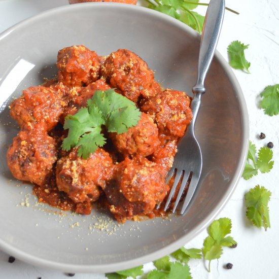 Turkey Meatballs in Tomato Sauce