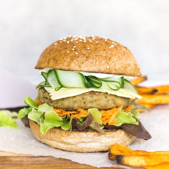 Chickpea and Cauliflower Burgers