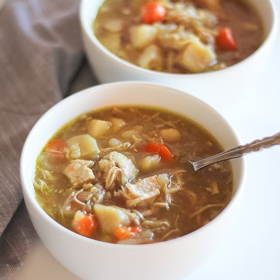 Healthy Chicken Potato Soup