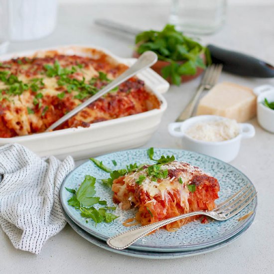 Cheesy Baked Spaghetti Squash