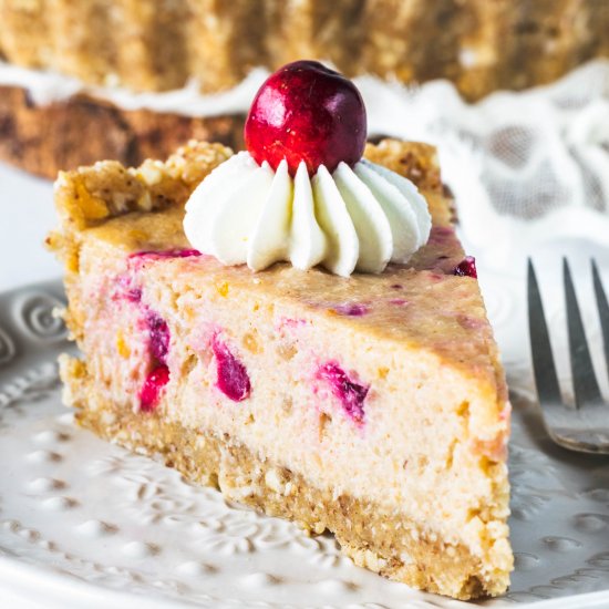 Orange Cranberry Vegan Pie