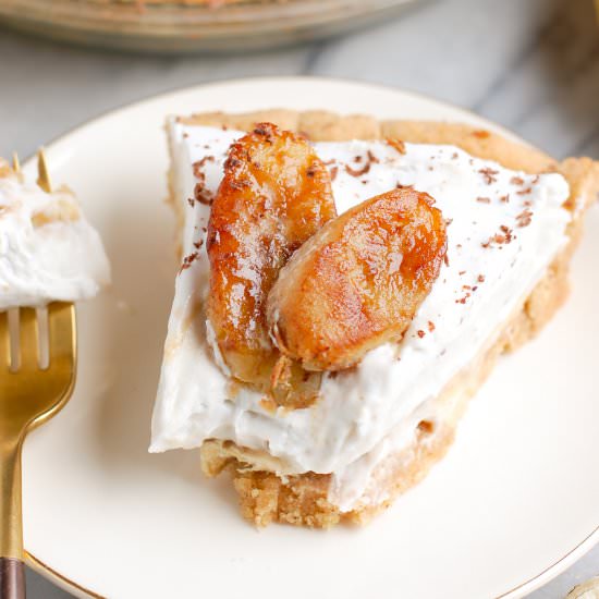 Healthy Banana Cream Pie