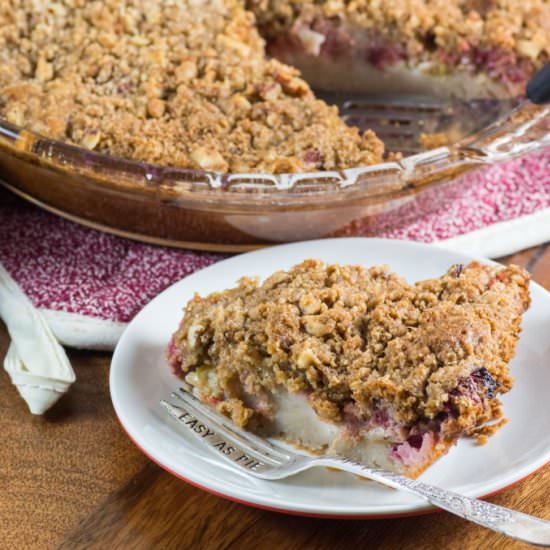 Rhubarb Impossible Pie