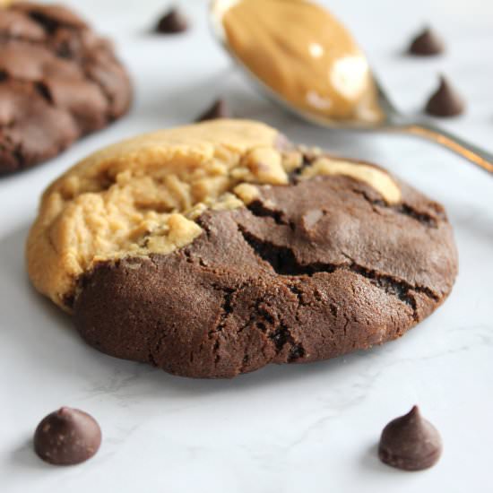 Chocolate Peanut Butter Cookies