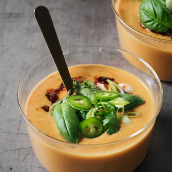 Vegan Thai Butternut Squash Soup