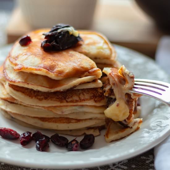 Orange Cheese Pancakes