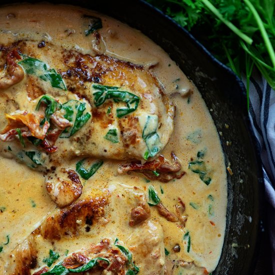 CREAMY TUSCAN CHICKEN