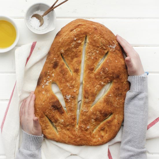 Rosemary and Garlic Fougasse