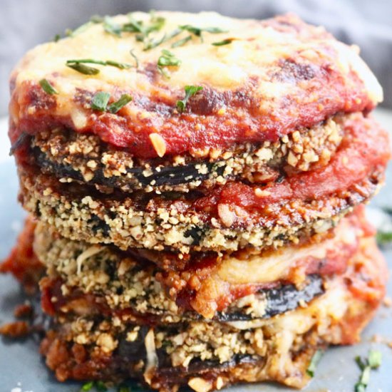 Baked Low-Carb Eggplant Parmesan