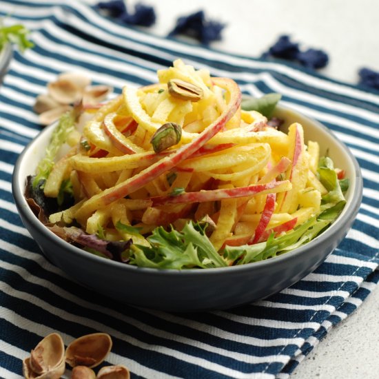 Curried Apple Noodle Salad