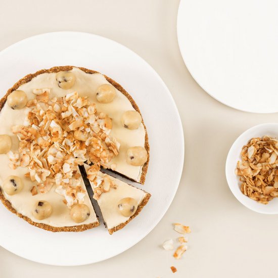 Cookie Dough Stuffed Chocolate Tart