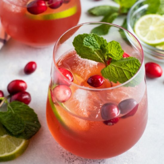 Cranberry Mojito