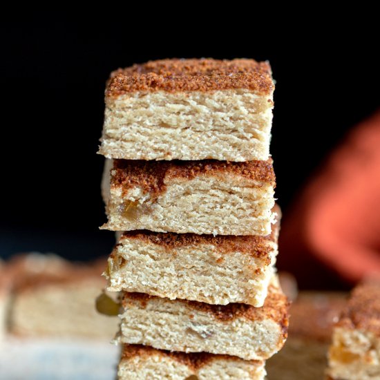 Vegan Snickerdoodle Bars