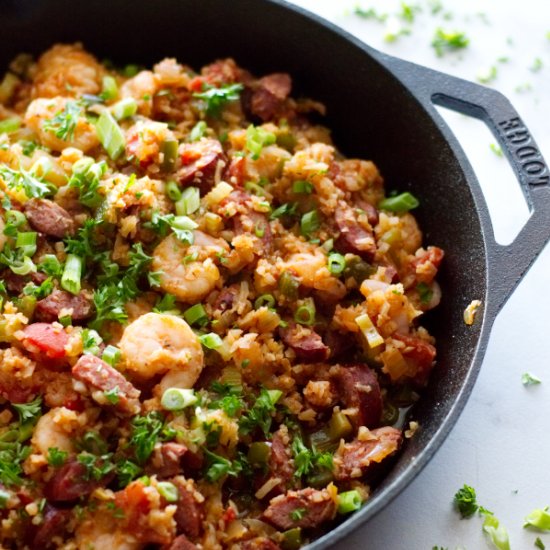 Keto Jambalaya with Shrimp