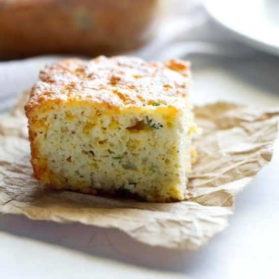 Jalapeno Cheddar Low Carb Cornbread