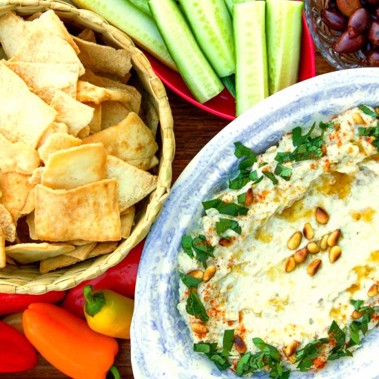 Baba Ghanoush Roasted Eggplant Dip