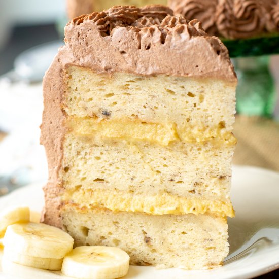 Fluffy Banana Cake