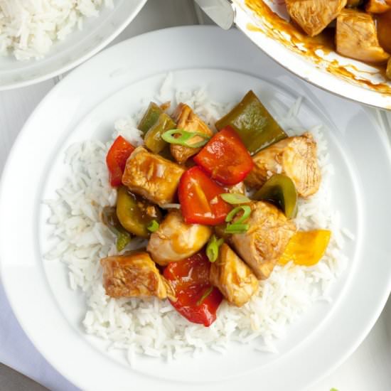 Sweet and Sour Leftover Chicken