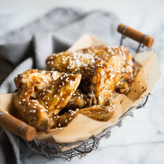 Paleo Teriyaki Chicken Wings