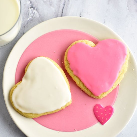 Frosted Powdered Sugar Cookies