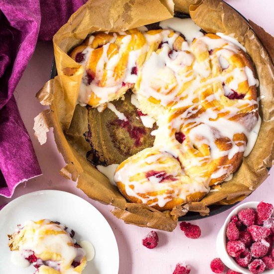 Raspberry Sweet Rolls