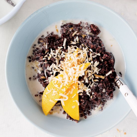 Sticky Black Rice, Mango & Coconut