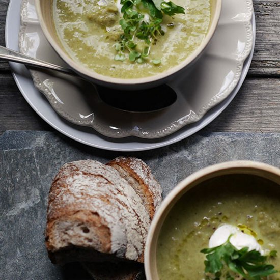 Celeriac & Parsley Soup