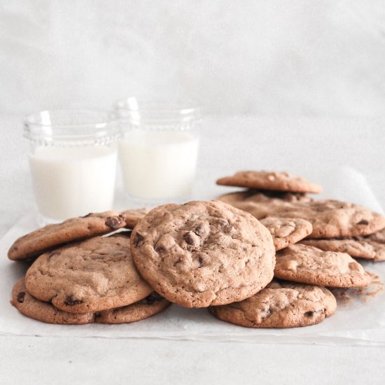 Nutella Chocolate Chip Cookies